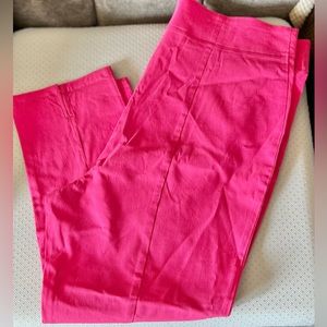 Hell Bunny Hot Pink Stretchy Capri Pants Sz 2XL NWOT